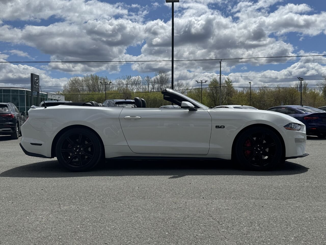 Ford Mustang GT Convertible 2018 Blanc Granby - photo #7