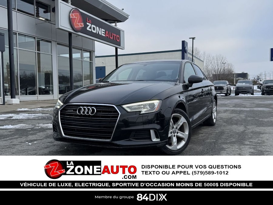 Audi A3 berline 2018 2018 Noir