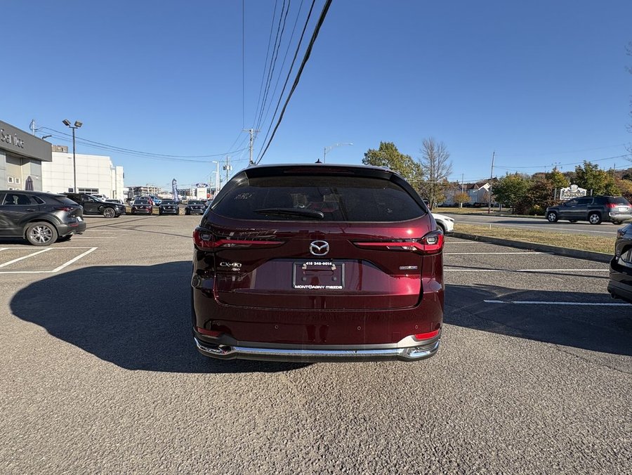 MAZDA CX-90 hybride rechargeable GT TI 2025 Rouge artisanal cristal métallisé