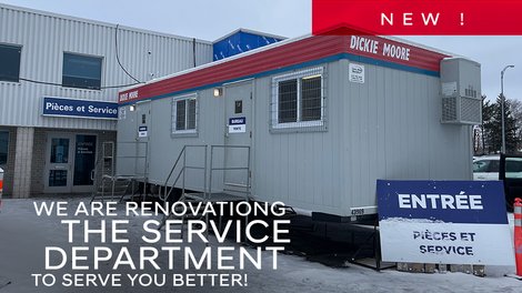 Notre département du service fait peau neuve