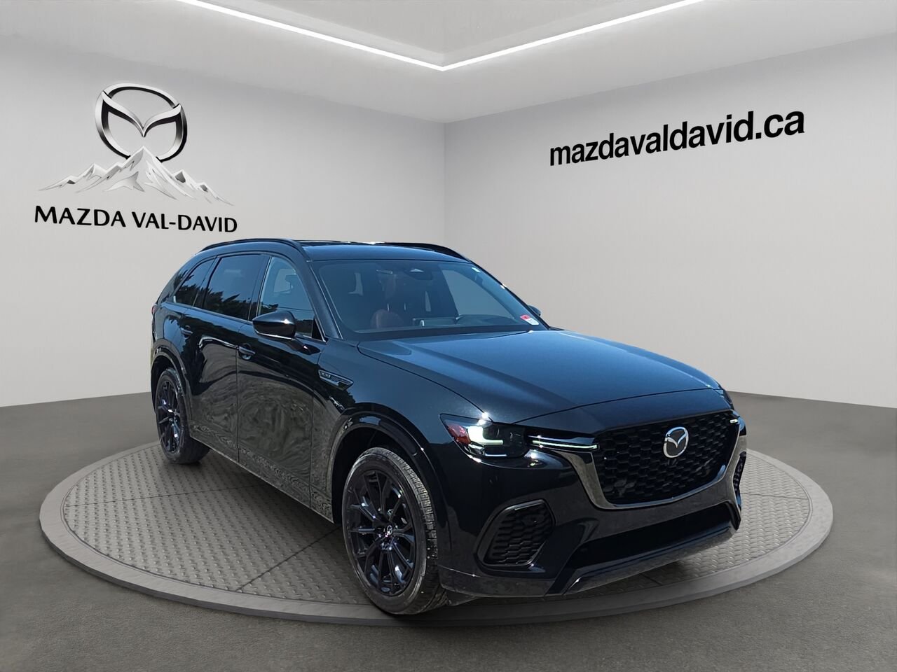 2025 Mazda CX-70 hybride léger GT-P TI, Toit ouvrant panoramique, sièges en cuir ventilés et chauffant, navigation Black Val-David - photo #4