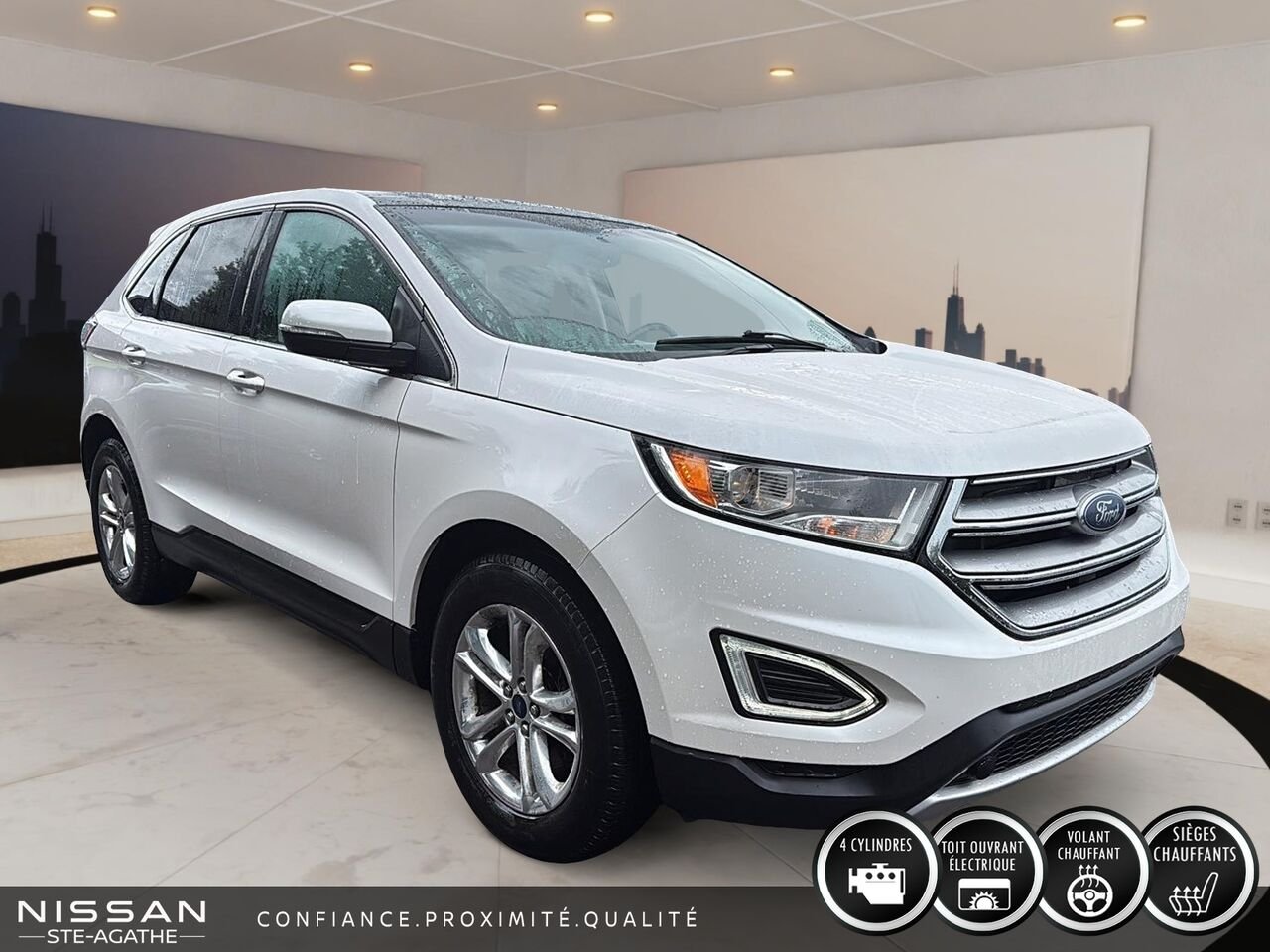 Ford Edge 2015 Blanc Saint-Jérôme - photo #2
