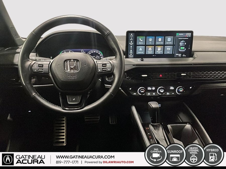 Honda Accord Hybride **UN PROPIO + CLEAN CARFAX** 2024 Gris