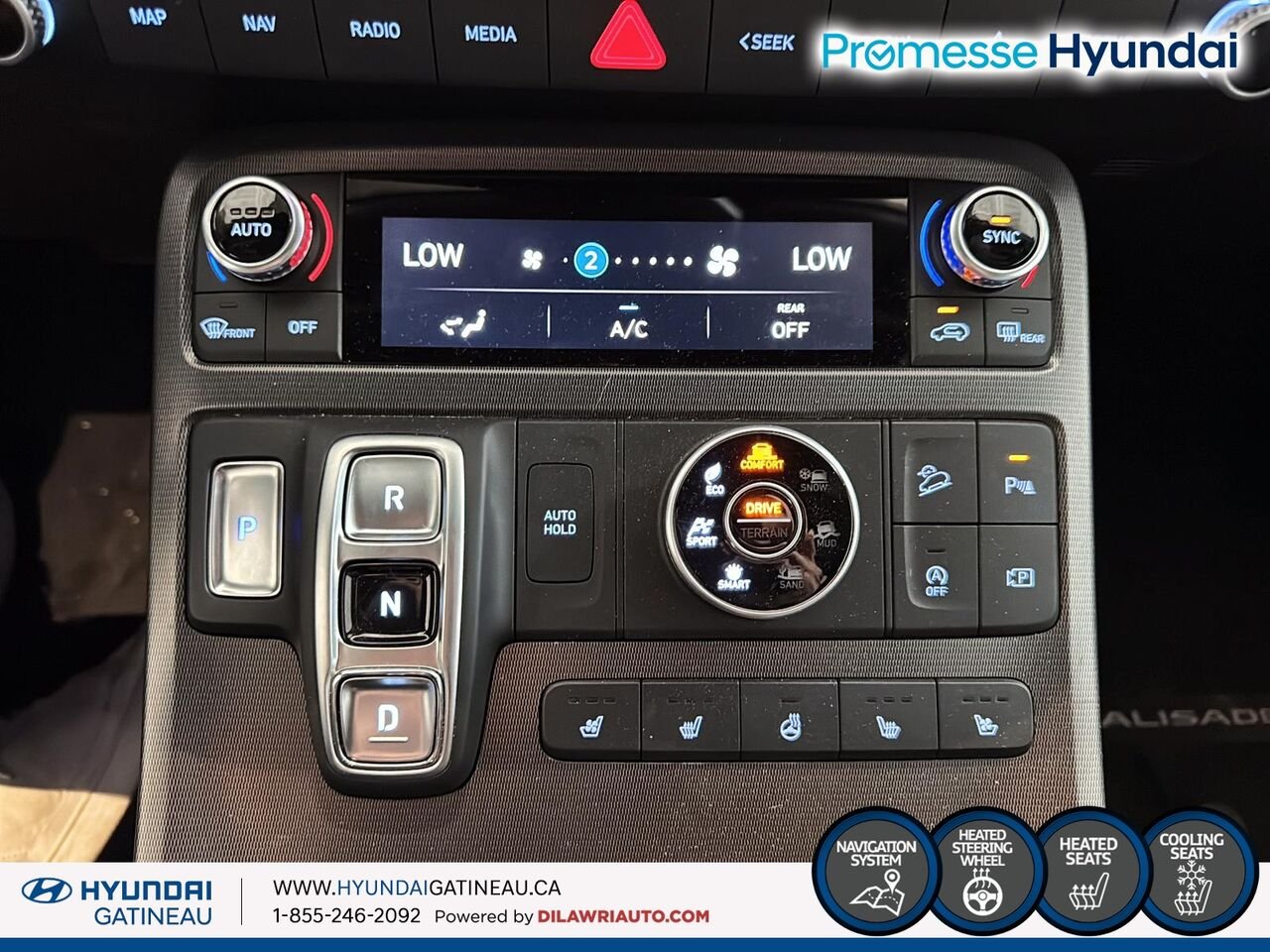 Hyundai Palisade Ultimate Calligraphy *** BLACK EDITION , toute equipe , bas millage *** 2025 Noir Ottawa & Gatineau - photo #17