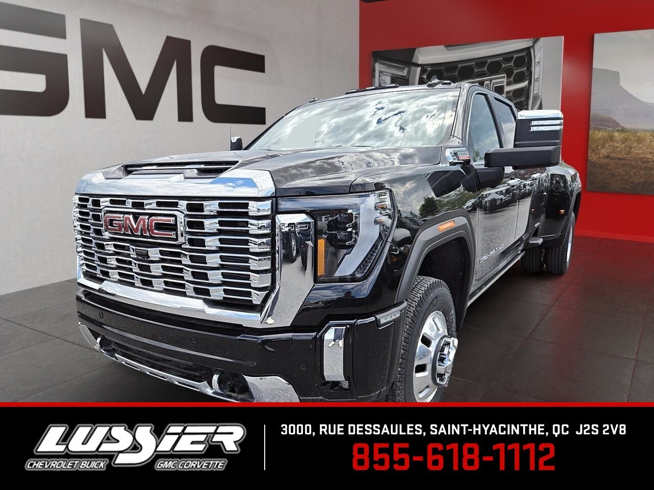 GMC Sierra 3500HD Denali cabine multiplace 4RM 172 po 2026 NOIR ONYX Saint-Hyacinthe - photo #0