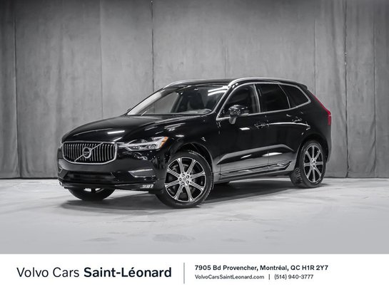 2019 Volvo XC60 T6 INSCRIPTON CONVENIENCE CLIMAT VISION ASSIST. CONDUIT CAM. 360 Black