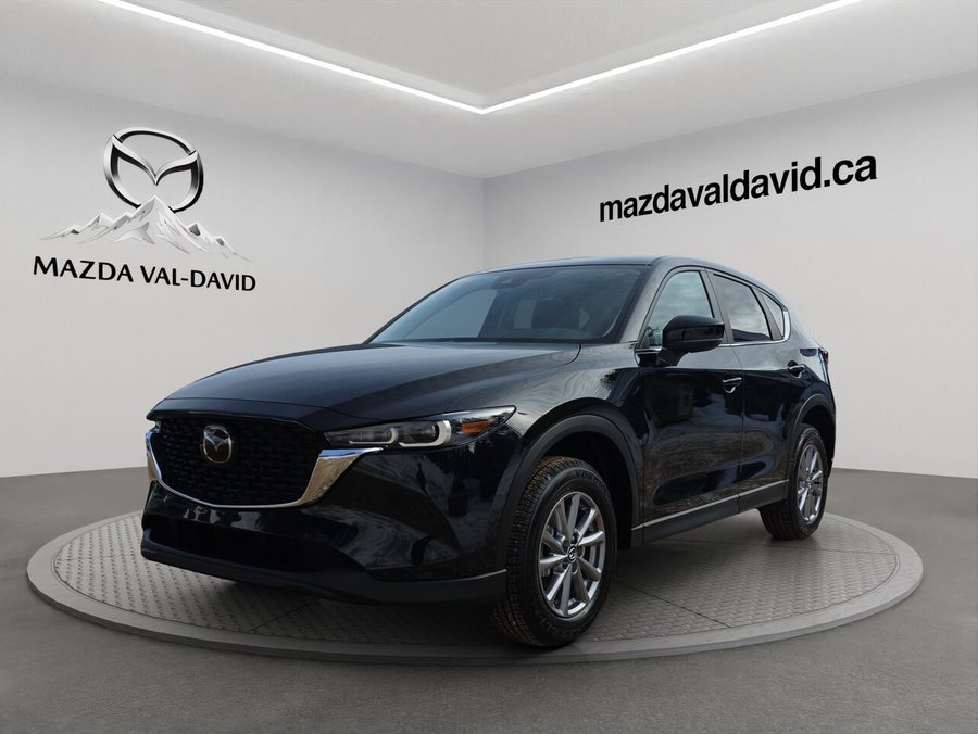2025 Mazda CX-5 Gx, awd, sièges chauffants, caméra de recul Jet Black Mica