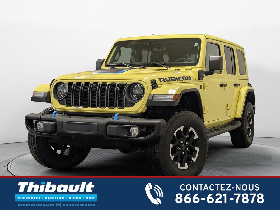 Jeep WRANGLER Jeep RUBICON 4XE 4 doors PHEV 2 Toits 2024 Vert