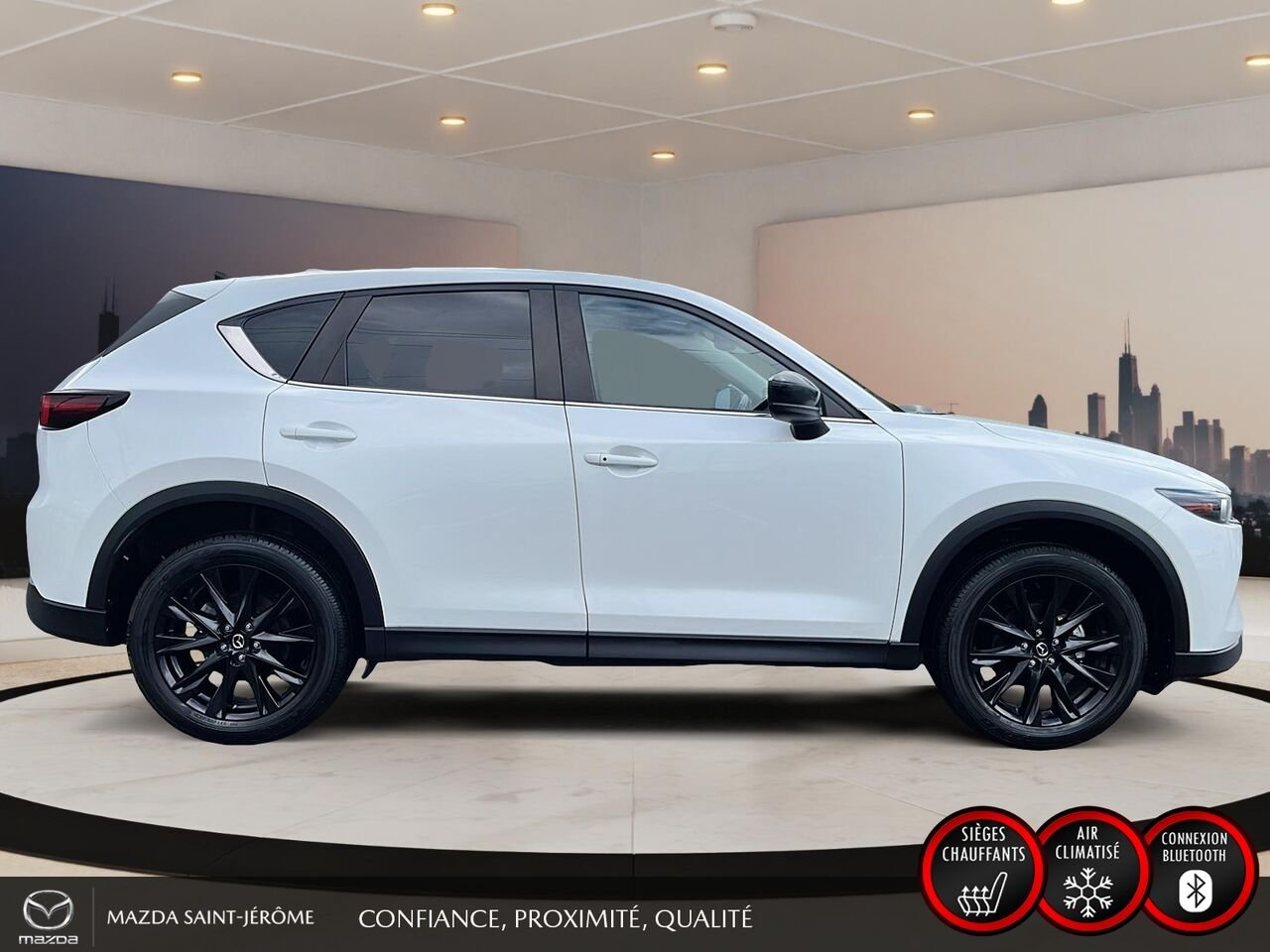 Mazda CX-5 2022 Blanc Saint-Jérôme - photo #4