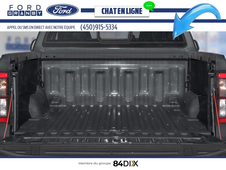 Ford Ranger LARIAT cabine SuperCrew 4RM caisse de 5 pi 2026 Noir ombre