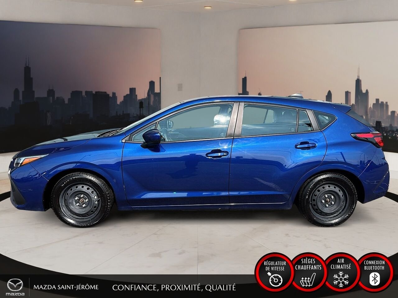 2024 Subaru Impreza HATCHBACK | AWD | A/C | CLEAN CARFAX | Blue Saint-Jérôme - photo #9