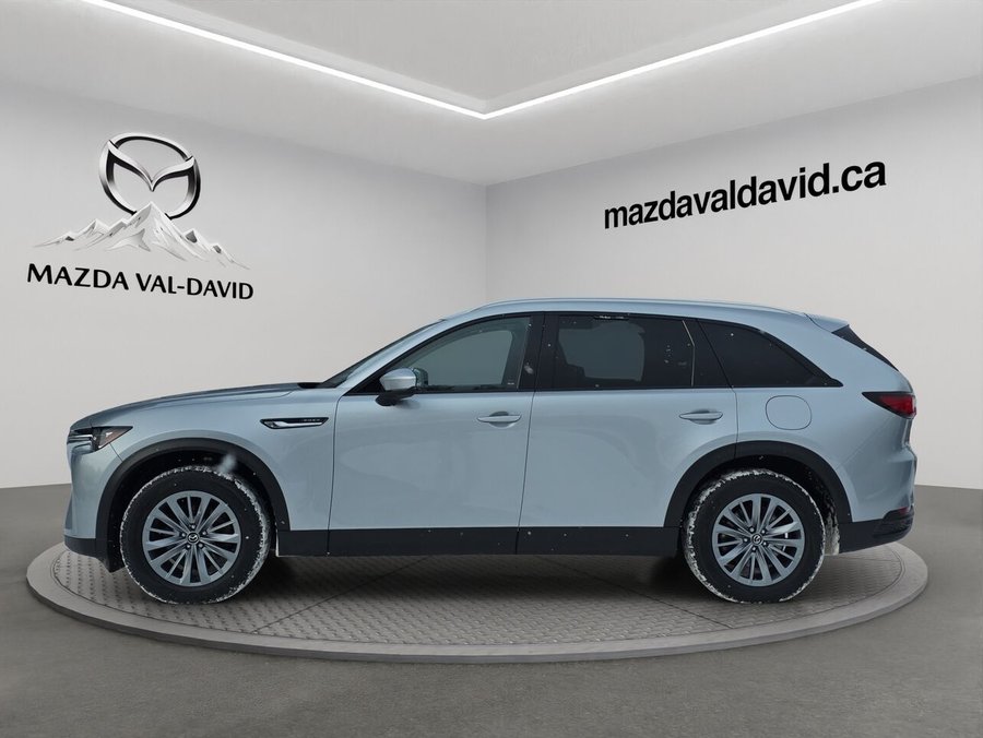 Mazda CX-90 hybride rechargeable GS-L AWD, 7 passagers, Volant chauffant, Sièges chauffant, Toit ouvrant panoramique 2024 Gris