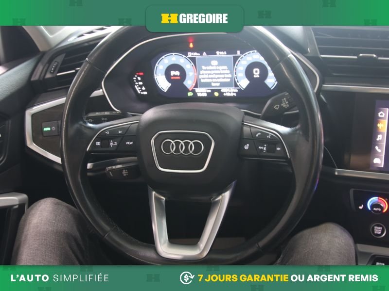 Audi Q3 822338 | Komfort AWD AUTO A/C MAGS CUIR TOIT CAM RECUL BLUE 2022 Blanc Laval - photo #17