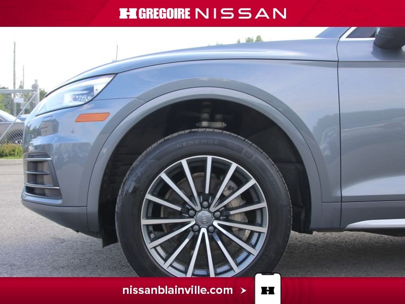 Audi Q5 BA6173 | PROGRESSIV TFSI BLUETOOTH BANCS CHAUFFANTS CUIR CA 2018 Gris Laval - photo #28