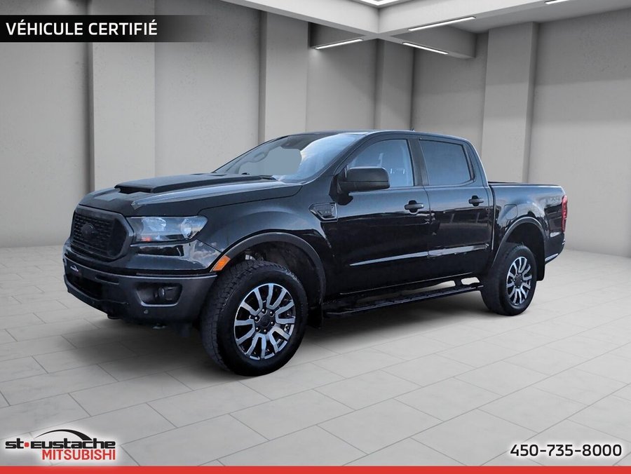 Ford Ranger XLT FX4 cabine SuperCrew 4RM caisse de 5 pi 2019 Noir