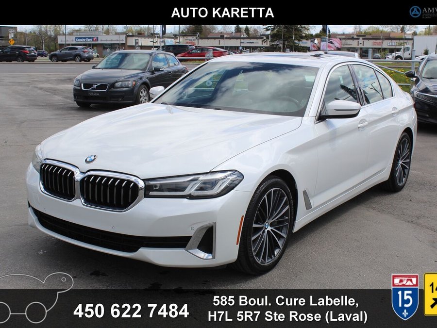 BMW 5 Series 2021 2021 Blanc
