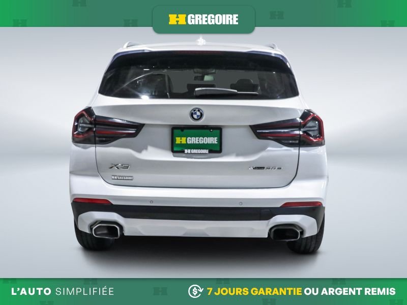 BMW X3 2022 Blanc Saint-Eustache - photo #7