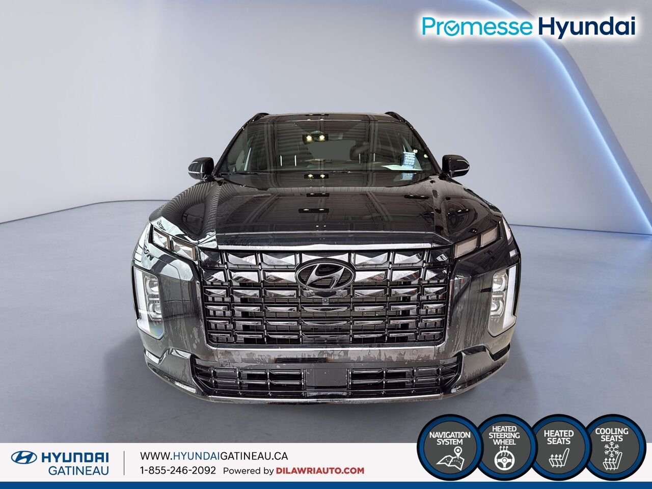 Hyundai Palisade Ultimate Calligraphy *** BLACK EDITION , toute equipe , bas millage *** 2025 Noir Ottawa & Gatineau - photo #1