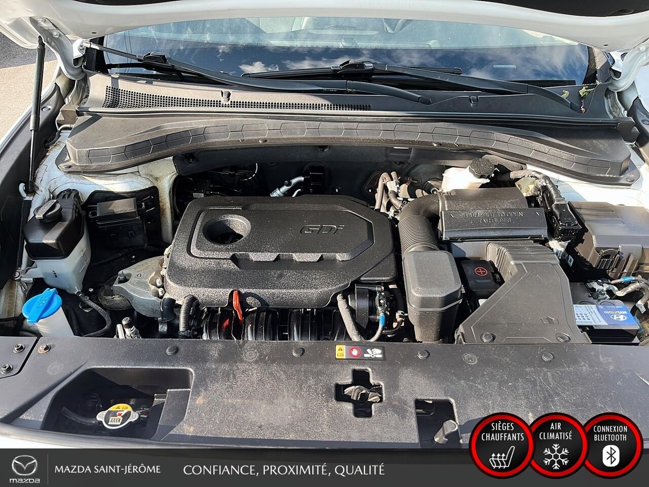 Hyundai Santa Fe 2019 Blanc Saint-Jérôme - photo #23