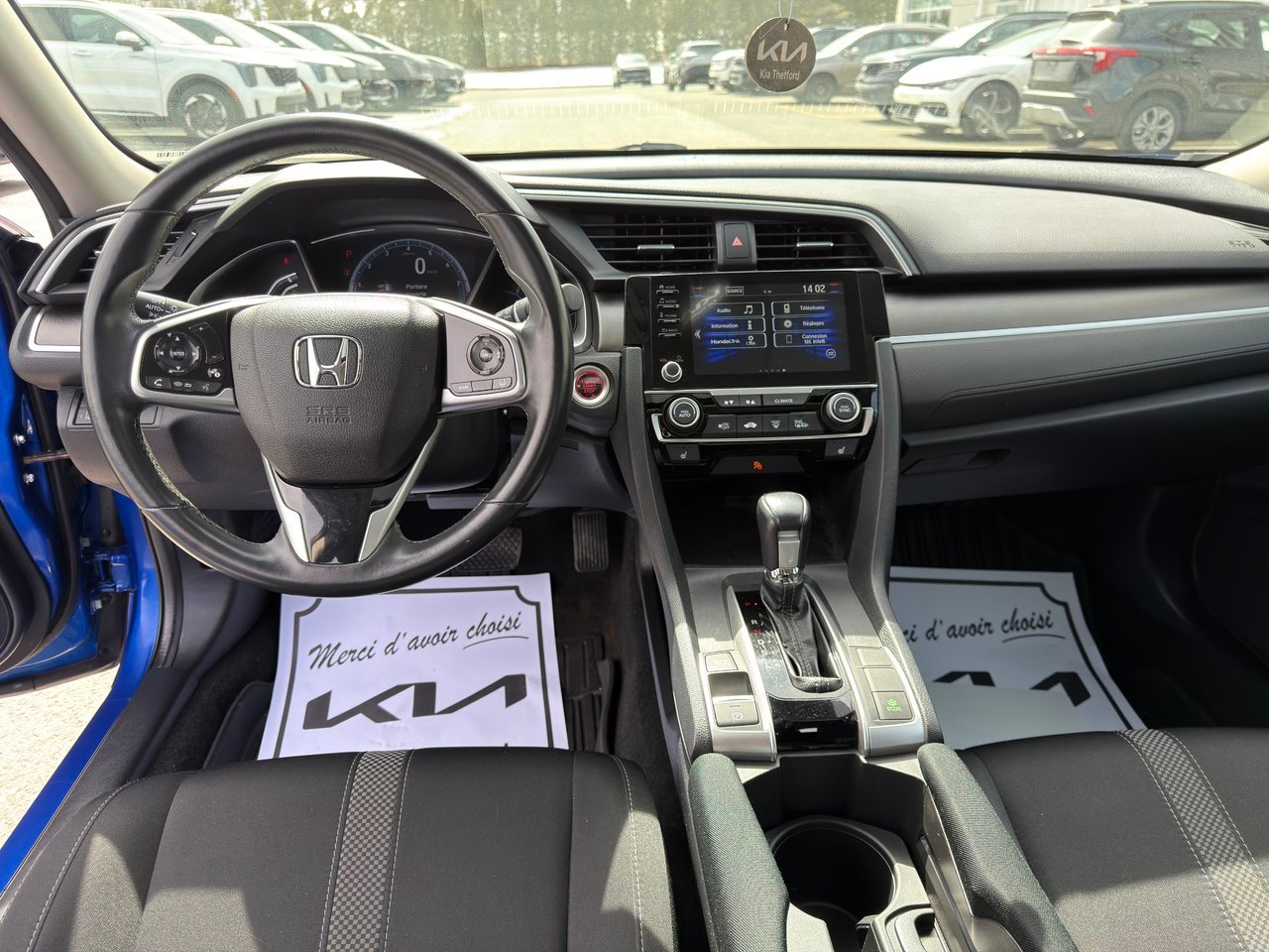 Honda Civic 2020 Bleu Thetford Mines - photo #12