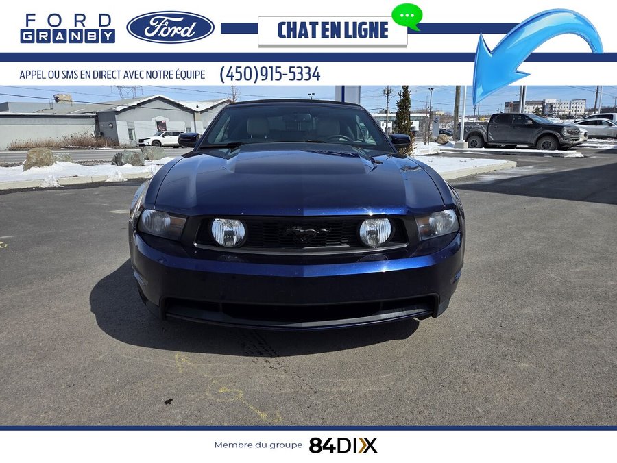 Ford Mustang GT Convertible, manuelle GT Convertible, manuelle 2010 Bleu