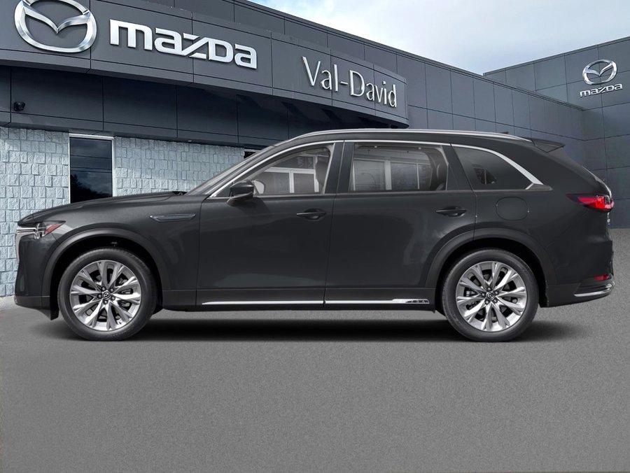 Mazda CX-90 hybride léger GT TI, 7 PASSAGERS, BANQUETTE, COMMANDE AU VOLANT 2026 Bleu