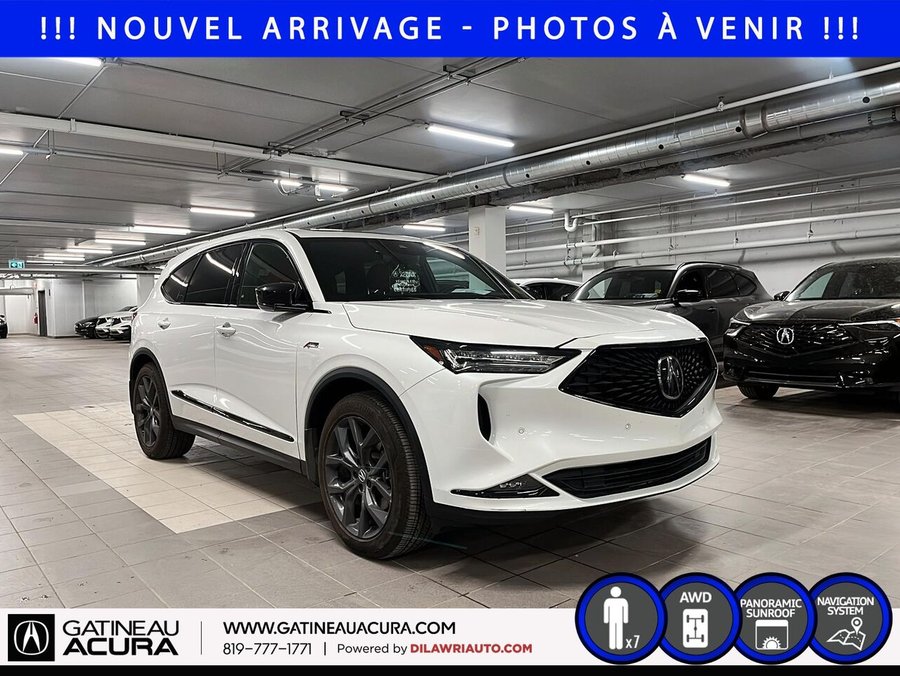 Acura MDX *** UN PROPRIO + CLEAN CARFAX *** 2023 Blanc