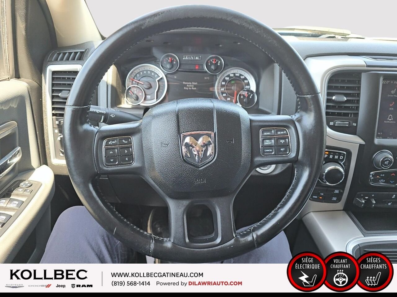 RAM 1500 CLASSIC 261111 | Warlock Crewcab 4x4 2019 Bleu Gatineau - photo #8