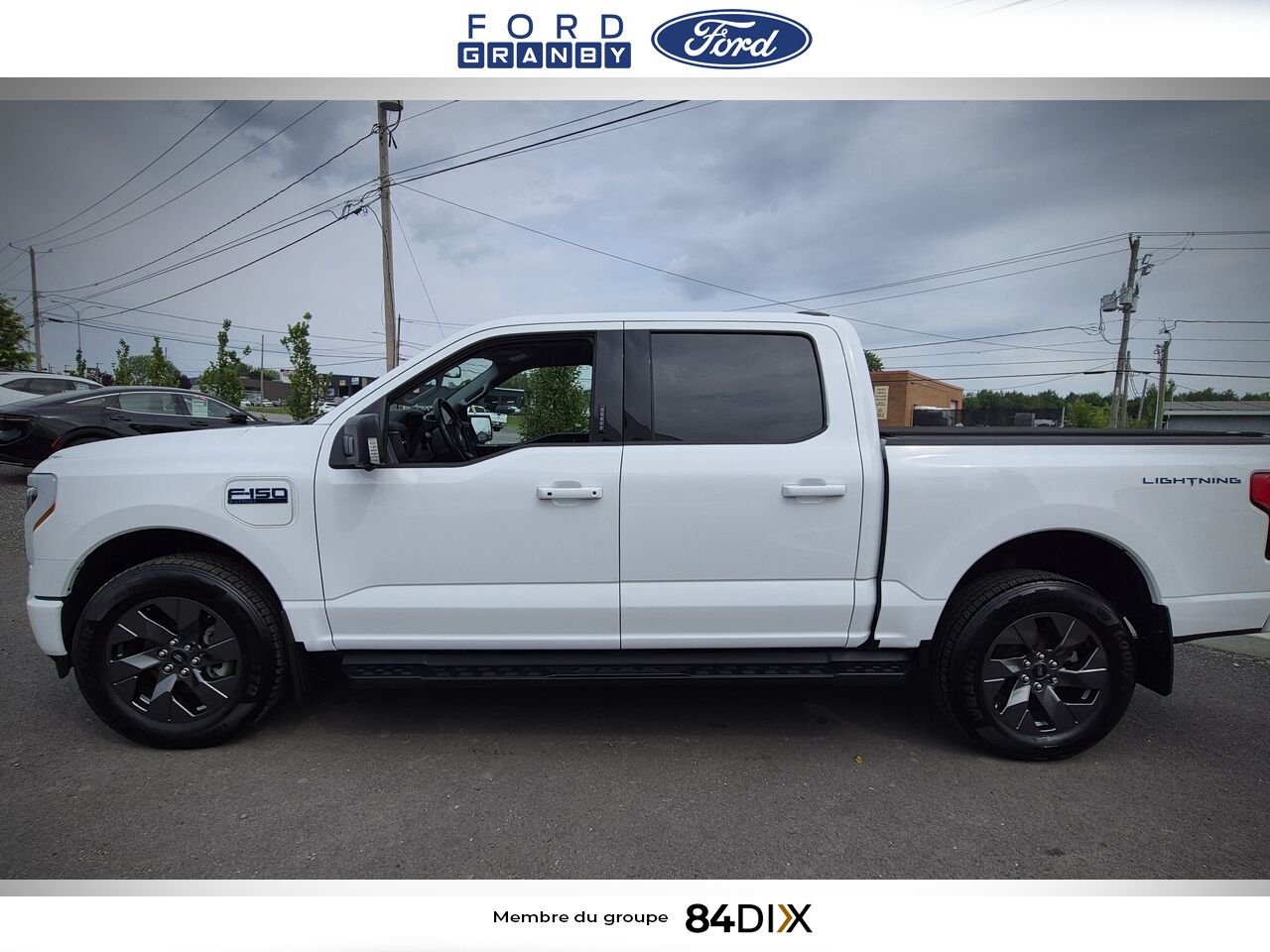 2024 Ford F-150 Lightning White Granby - photo #4