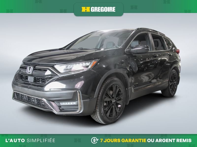 Honda CRV 821158 | Black Edition AWD AUTO A/C MAGS CUIR TOIT NAV CAM 2021 Noir Laval - photo #2