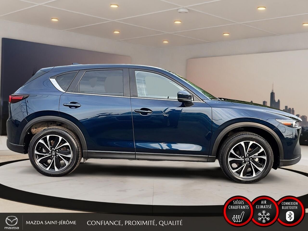 Mazda CX-5 2025 Bleu Saint-Jérôme - photo #4