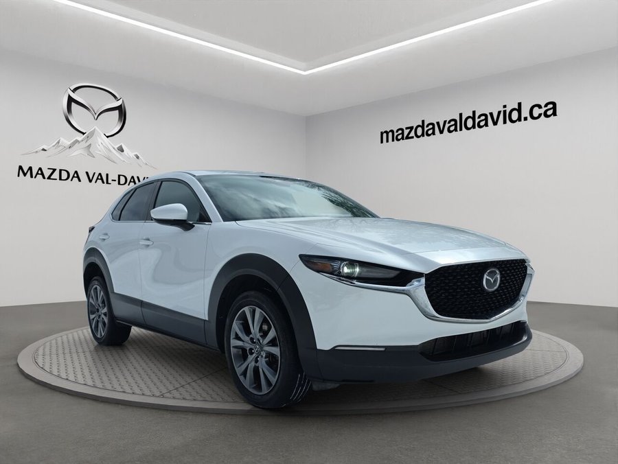 2021 Mazda CX-30 GT AWD, Sièges en cuir, Volant chauffant, Toit ouvrant White