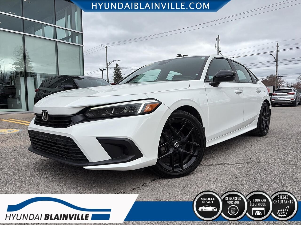 Honda Civic Berline 2023 Blanc Blainville - photo #0