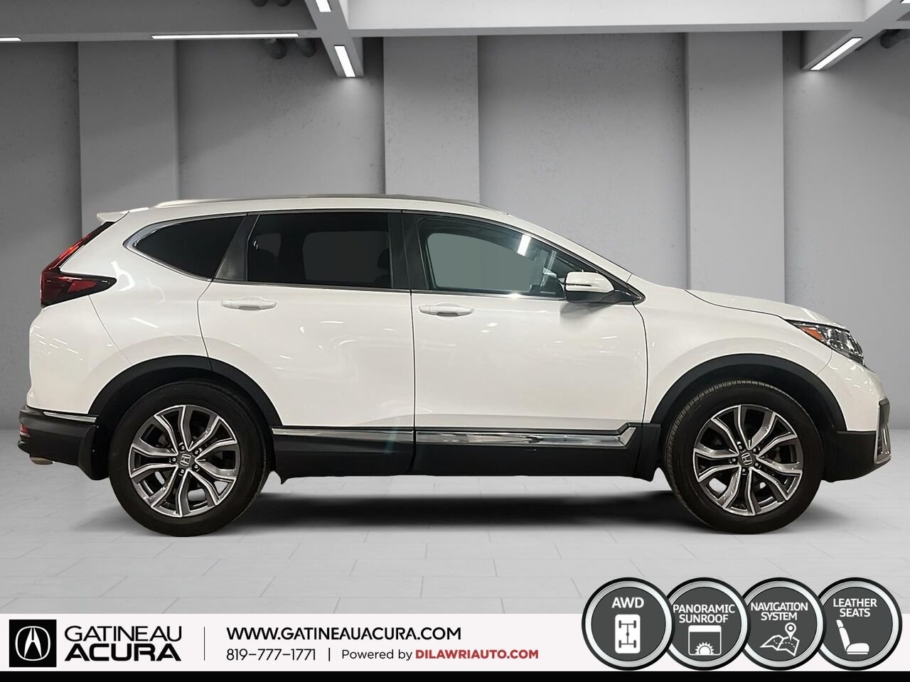 2020 Honda CR-V Touring AWD White Gatineau - photo #13