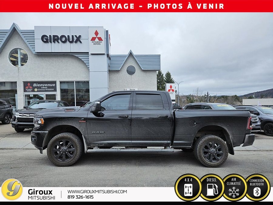 RAM 2500 Big Horn cabine d'équipe 4x4 caisse de 6 pi 4 po 2024 Noir