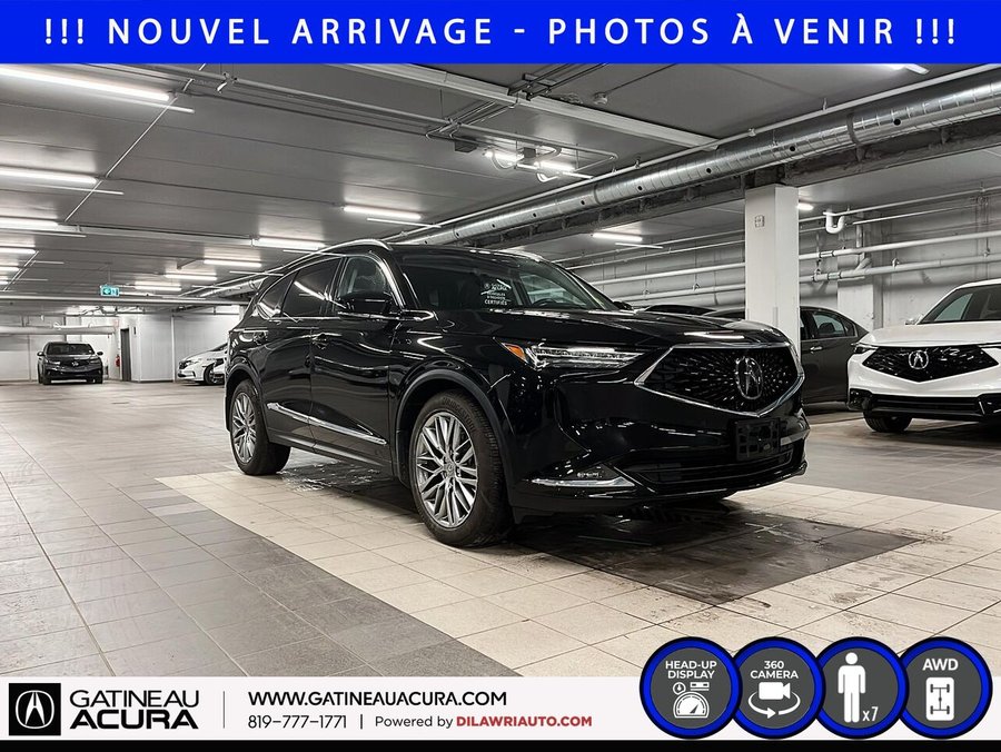 Acura MDX *** UN PROPRIO + CLEAN CARFAX *** 2024 Noir