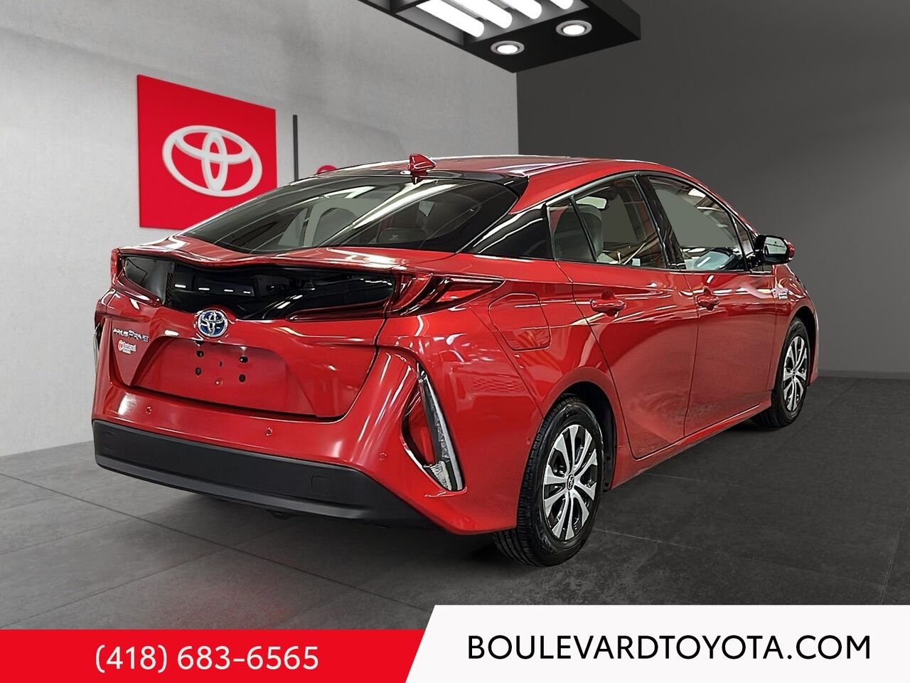 Toyota Prius Prime 100062A-60 | GROUPE TECHNOLOGIE 2020 Rouge Québec - photo #3