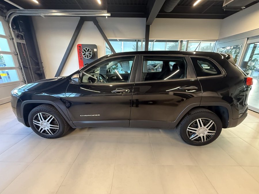 Jeep Cherokee Sport Traction avant, Attache remorque 2015 Noir