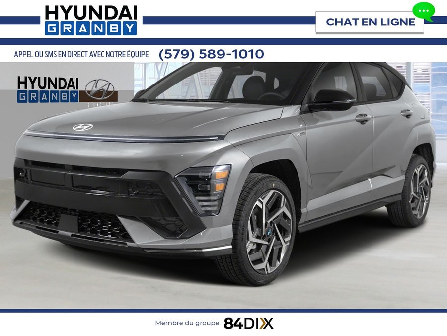 HYUNDAI Kona 2026 2026 Gris cybernétique avec toit Noir abyssal