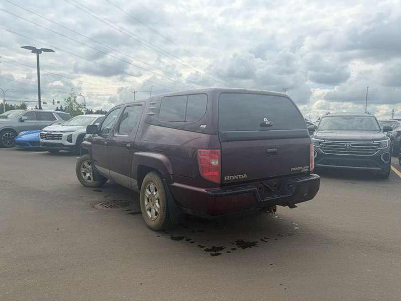 2011 Honda Ridgeline 4WD Crew Cab EX-L w/Navi Dark Cherry Pearl Sherwood Park - photo #3