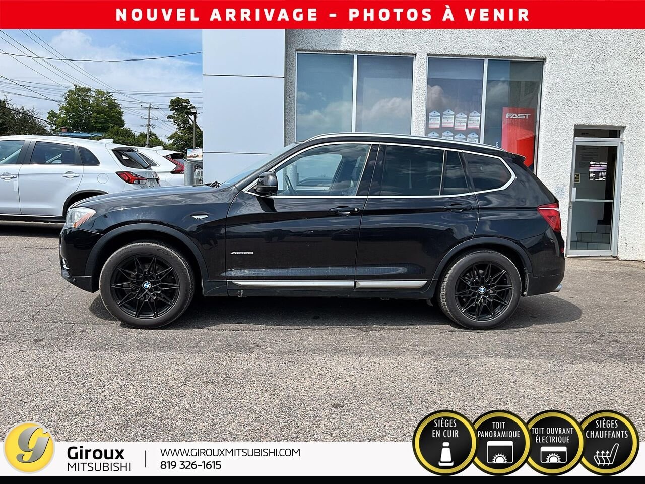 2017 BMW X3 XDRIVE28I Black Sainte-Agathe-des-Monts - photo #1
