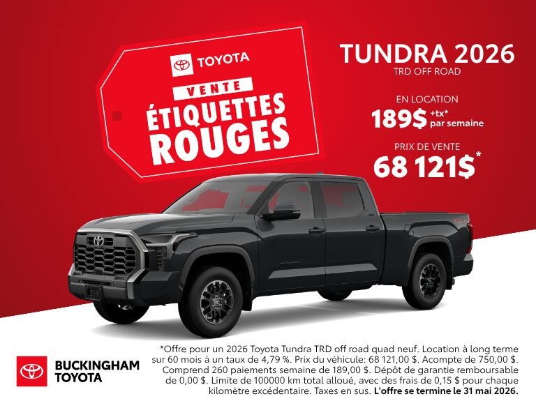 2026 Mai   Banner Toyota Tundra