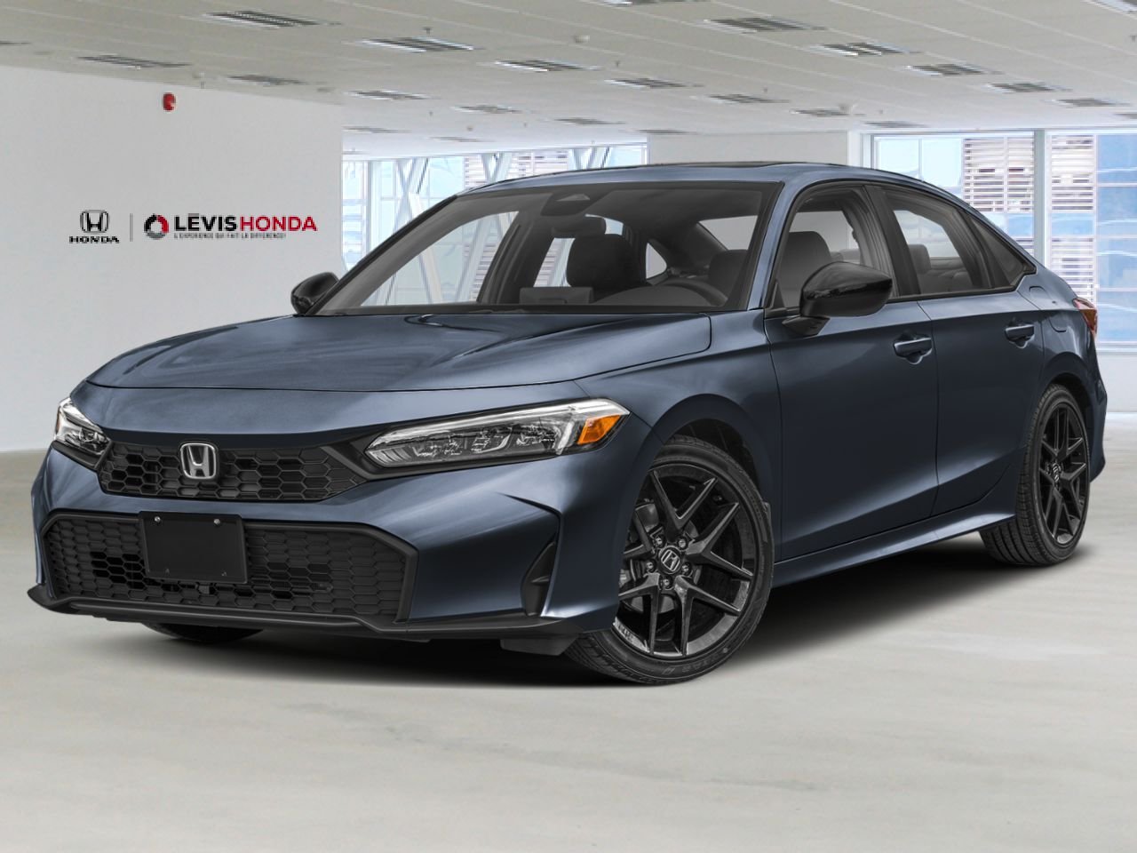 Honda Civic Berline Sport CVT 2026 Gris météorite métallisé Lévis - photo #0
