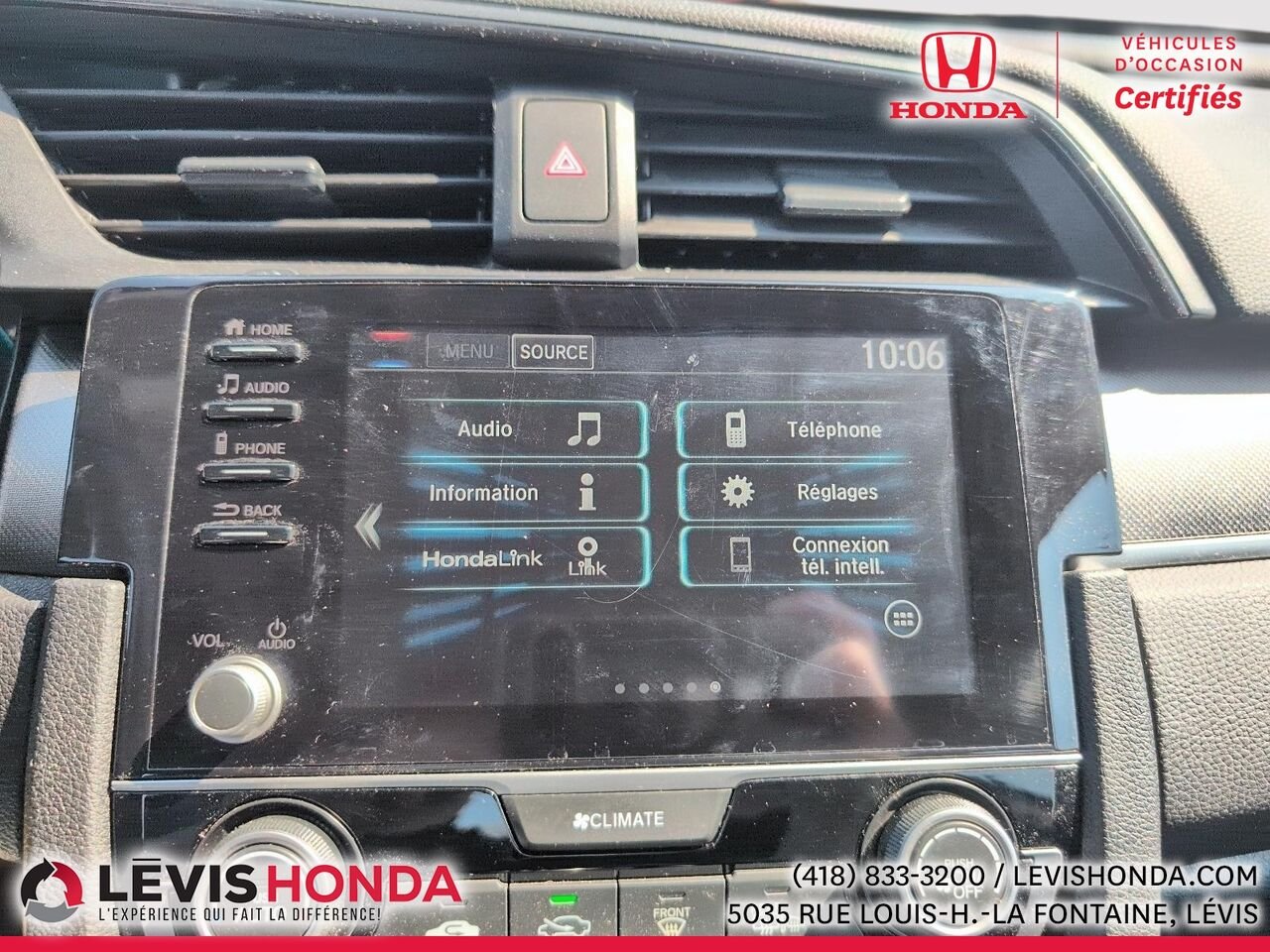 Honda Civic LX LX BM 2019 Blanc Lévis - photo #30