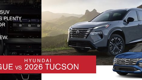 Nissan Rogue 2026 vs Hyundai Tucson 2026 Comparison: which SUV should you choose this year?