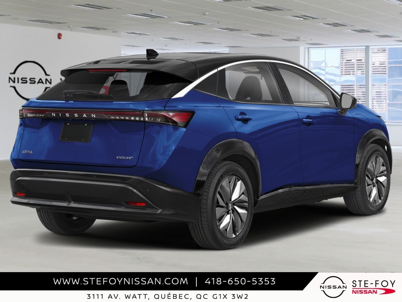 2026 NISSAN ARIYA Deep Ocean Blue Pearl/Black Diamond Pearl Ste-Foy - photo #2