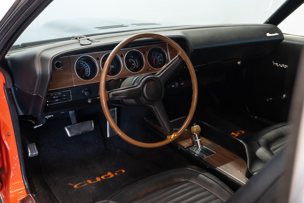 Plymouth AAR Cuda 1970 Orange Montréal - photo #30