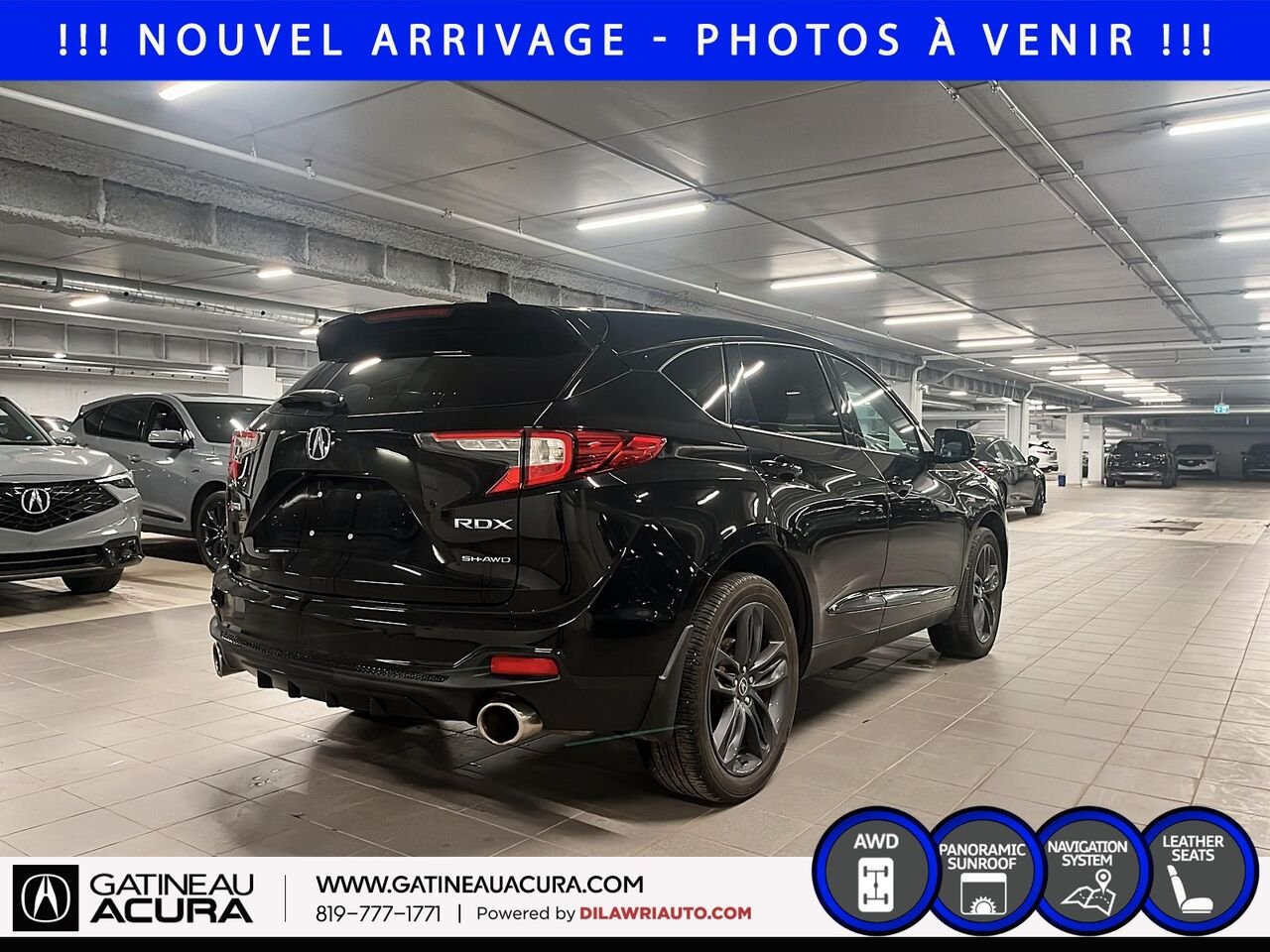 2023 Acura RDX A-Spec SH-AWD Black Gatineau - photo #4