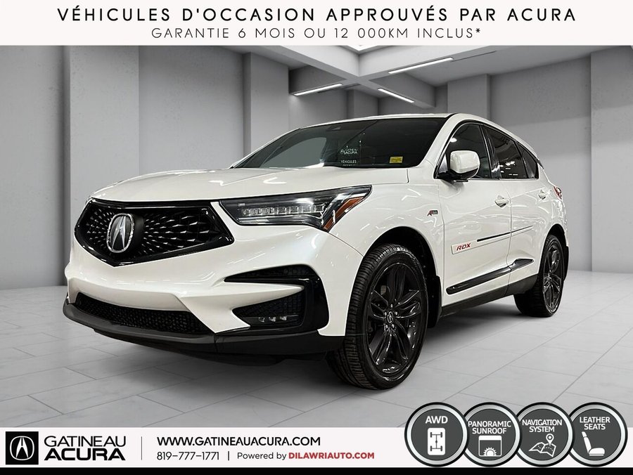 Acura RDX *** CLEAN CARFAX + BAS KILOMÉTRAGE *** 2019 Blanc