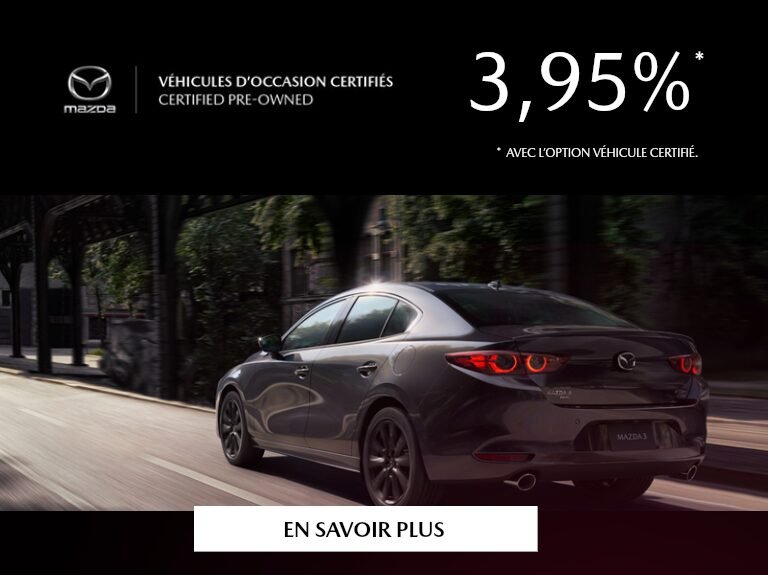 Mazda Val David CERTIFIÉS Header